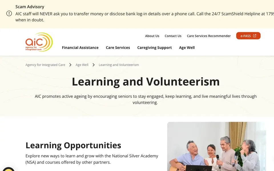 National Silver Academy website homepage, 4 Oct 2026