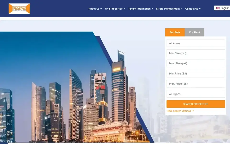 Corporate Visions website homepage, 4 Oct 2026