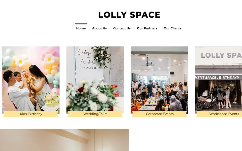 Lolly Space SG website homepage, 4 Oct 2026