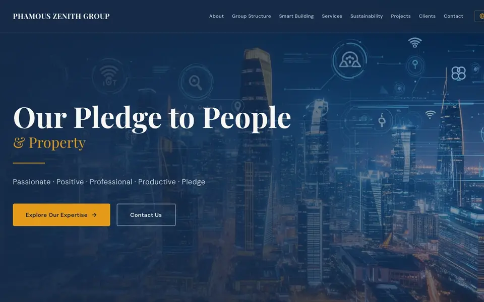 Phamous website homepage, 4 Oct 2026