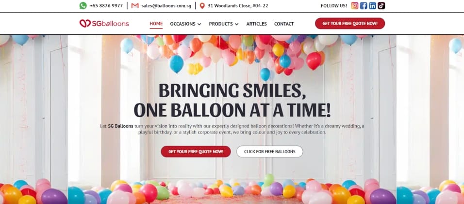SG Balloons